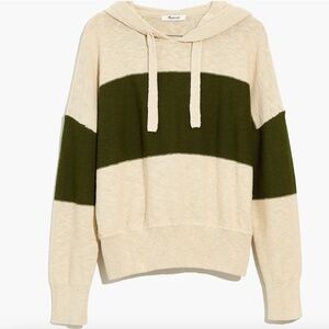 Madewell-Clairview Hoodie Sweater in Colorblock